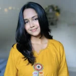 Yellow Hand Stitched Cotton Kurti