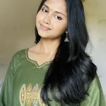 Olive Hand Stitched Cotton Kurti