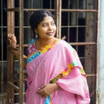 Pink Cotton Saree