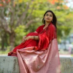 Red Cotton Saree